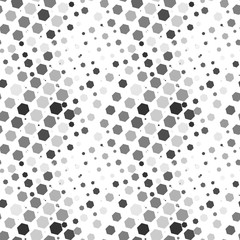 Abstract geometric monocrome halftone seamless pattern. Hipster fashion design print halftone background. Modern stylish texture. Repeating tiles from small triangles.