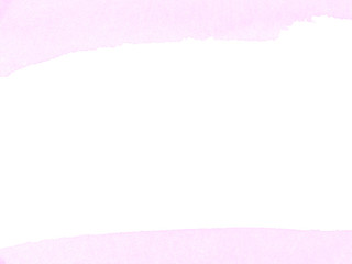 Pink watercolor abstraction on white paper