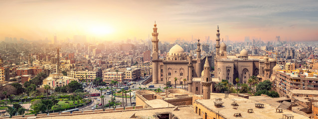 Sultan Hassan in Cairo - obrazy, fototapety, plakaty