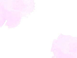 Pink watercolor abstraction on white paper