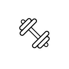 Fototapeta premium Gym fitness symbol icon vector 