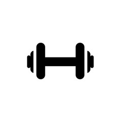 Gym fitness symbol icon vector 