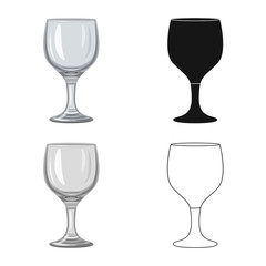 Vector illustration of form and celebration symbol. Collection of form and volume stock vector illustration.