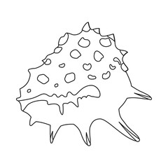 Vector design of exotic and seafood logo. Collection of exotic and aquatic stock symbol for web.