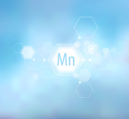 Manganese. Abstract composition