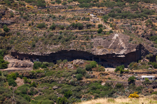 Paisaje Risco Ca&iacute;do, Gran Canaria, Espa&ntilde;a