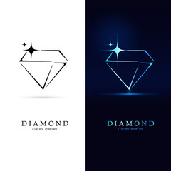 Icon diamond. Vector logo. - 277186578