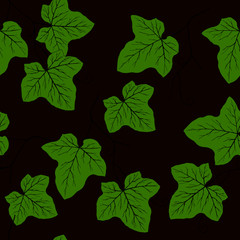 Fototapeta na wymiar seamless pattern with tropical leaves