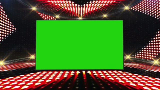 Music Room Animation and Green Screen Music, Rendering, Background, Loop, 4k