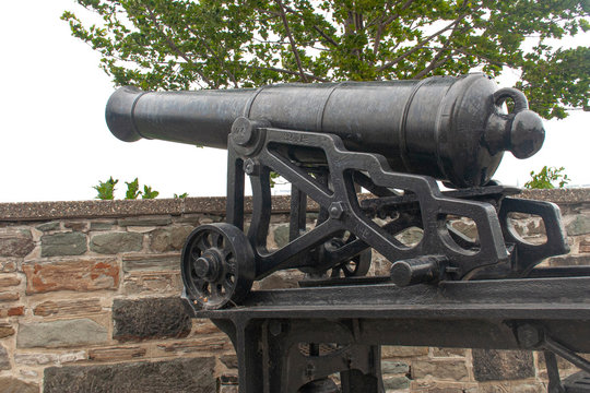 Cannon on the outskirts of Quebec, Canada