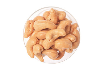 Cashews nut isolated on white background