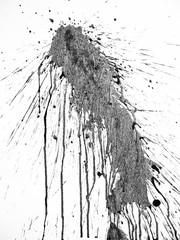 Unique Dirty Paint Texture with Ink Splashes for Modern Dynamic Effect in Creative Design Concept