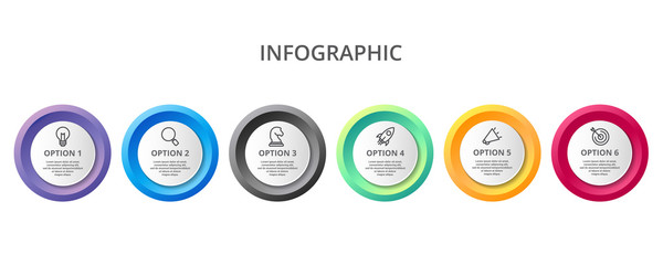 Vector Infographic label design with icons with options or steps. Infographics for business concept. Can be used for presentations banner, workflow layout, process diagram, flow chart and how it work