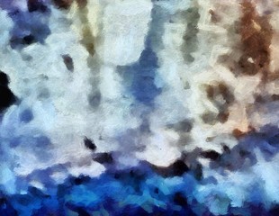 Abstract art grunge texture background. Dirty pattern for graphic design. Creative painting wallpaper. Vintage oil painting on canvas. Simple close up backdrop.