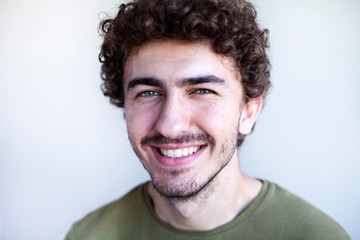 Portrait Of Young Handsome Man Smiling