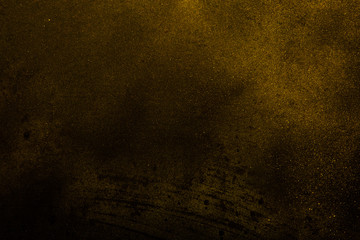 black and gold, abstract grunge background