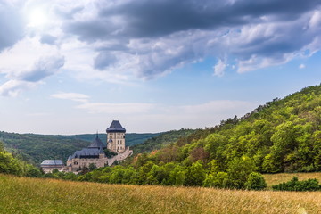 Fototapeta na wymiar Karlstejn Castle. Summer day. Czech Republic.