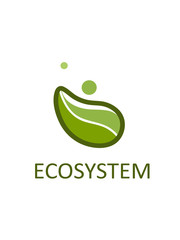 The logo of the ecosystem. Isolated