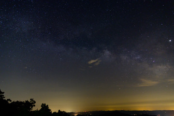 Fototapeta na wymiar Milky Way in North Carolina