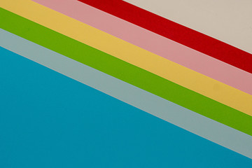 Colorfull paper background - red pink yellow green blue