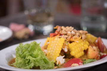 Sweet corn salad