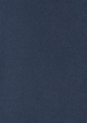 Photograph of artist coarse grain striped dark Marine blue pastel paper texture sample.