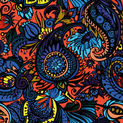 Textile Paisley pattern