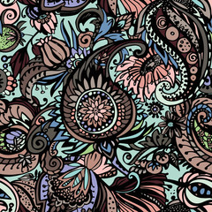 Textile Paisley pattern