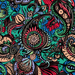Textile Paisley pattern