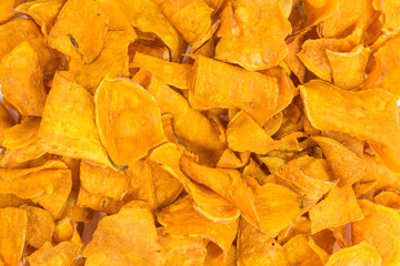 sweet potato chips with sea salt seasoning - 277202731