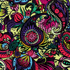 Fototapeta premium Textile Paisley pattern