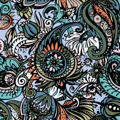 Textile Paisley pattern