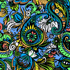 Textile Paisley pattern