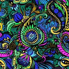 Textile Paisley pattern