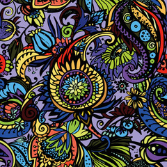 Textile Paisley pattern
