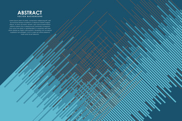 Abstract bright background with diagonal lines and strips. Cool halftone gradients. Future geometric template.