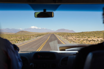 Chile - Road Desert
