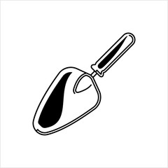 Trowel Icon, Trowel