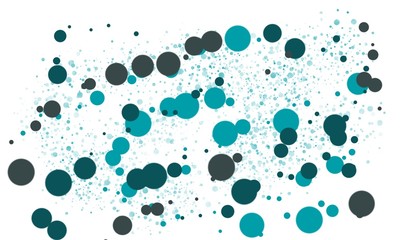 Gouache stains and dots and stripes on a white background. Beautiful abstract texture. Palette of different colors. Colored blots.