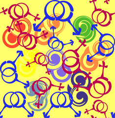 Rainbow opt art background. Seamless  pattern. LGBT colors. Abstract geometric striped pattern.  illustration. Wavy pattern.