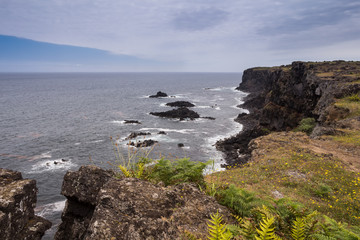 Shore in the north of Sao Miguel, Azores