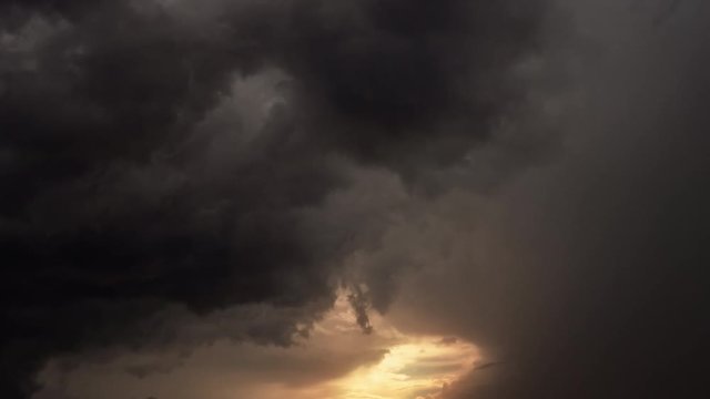 Dark Heavy Clouds time lapse