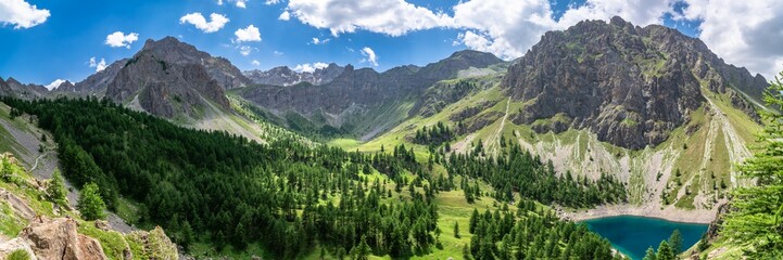 Gartenposter Lago Visaisa, Valle Maira, Cuneo