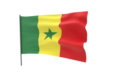 Fototapeta premium Flag of Senegal