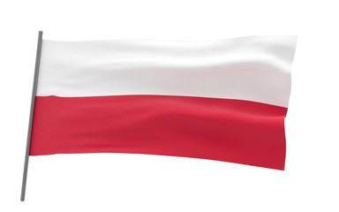 Fototapeta na wymiar Flag of Poland