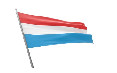 Fototapeta na wymiar Flag of Luxembourg