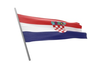 Fototapeta premium Flag of Croatia