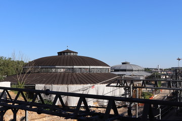 Rotondes de la gare de Luxembourg, Grand Duché de Luxembourg, Juin 2019 