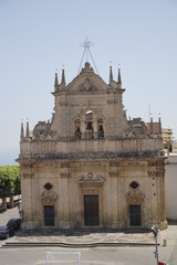Fototapeta na wymiar Basilica San Sebastiano - Melilli