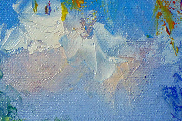 Abstract paint texture on canvas